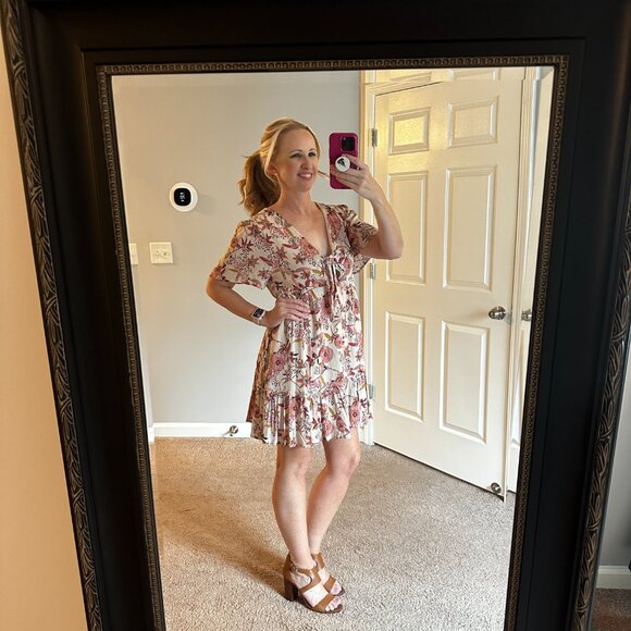 Altar'd State Dresses & Skirts - Beautiful Altar’d State Floral Mini Dress Large